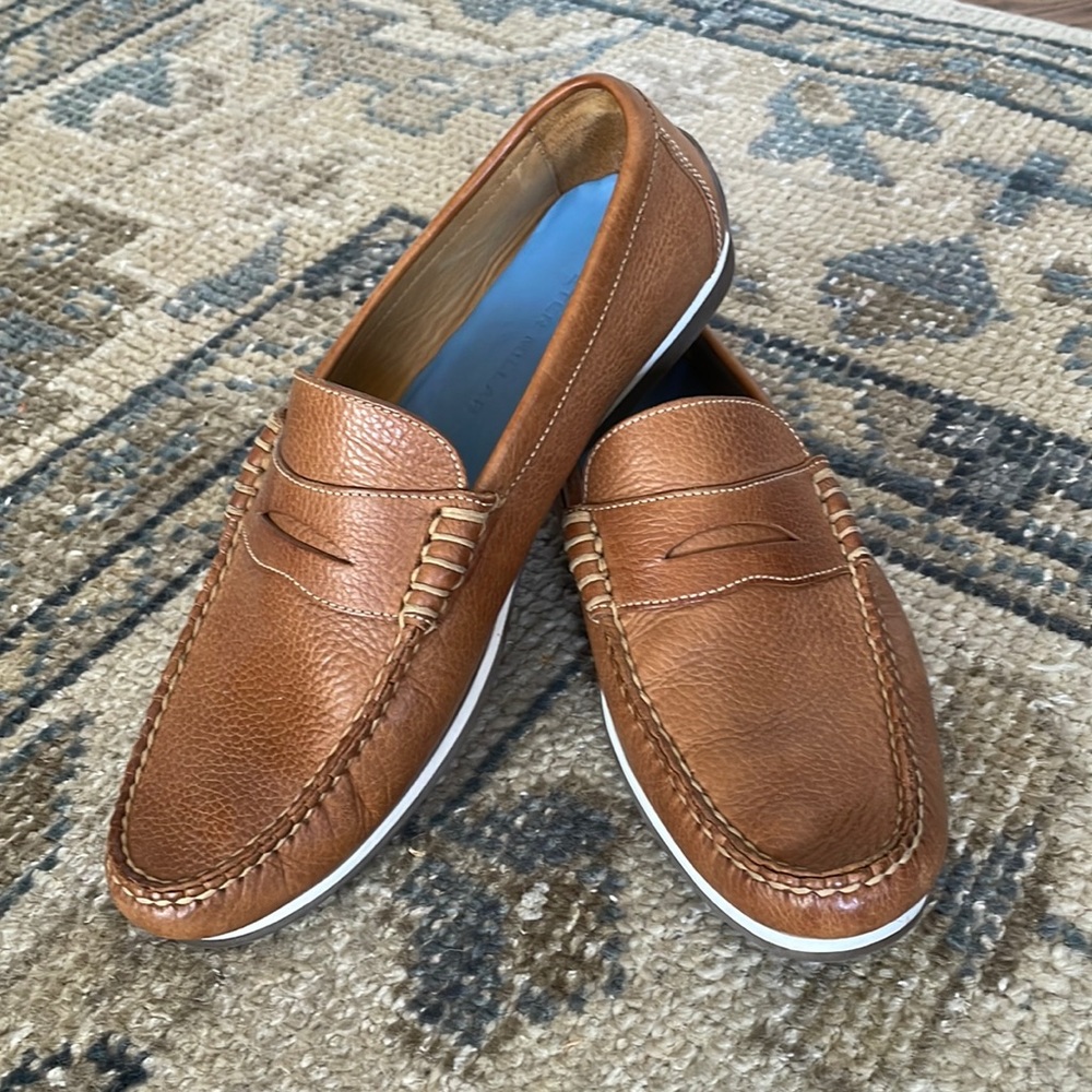 Peter Millar mens penny loafer driving shoes
